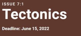 Call for papers Tectonics